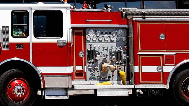 Man injured in motorhome fire