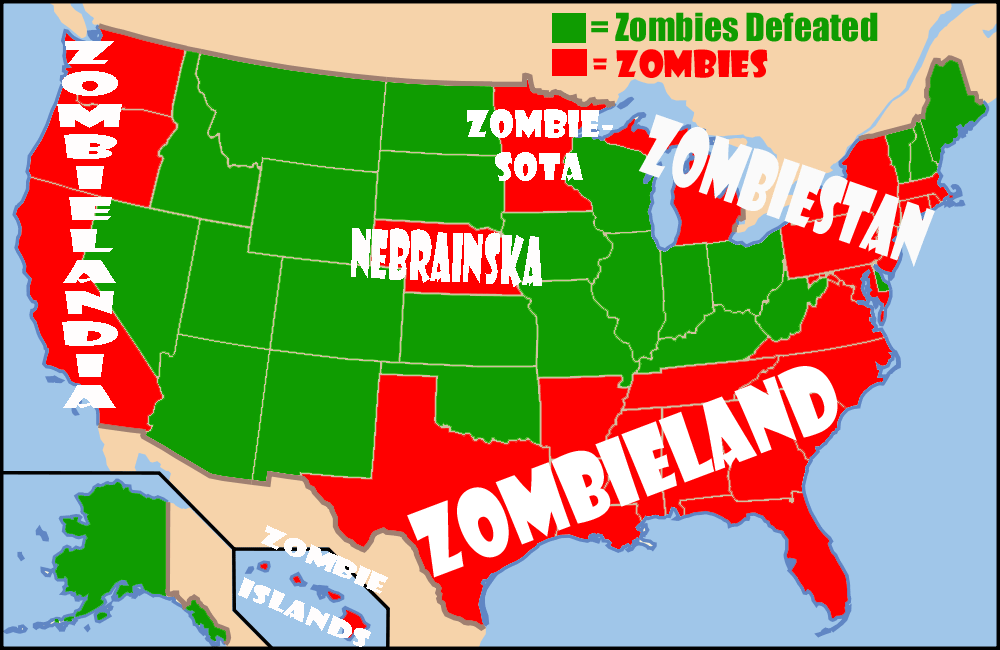where do zombies live
