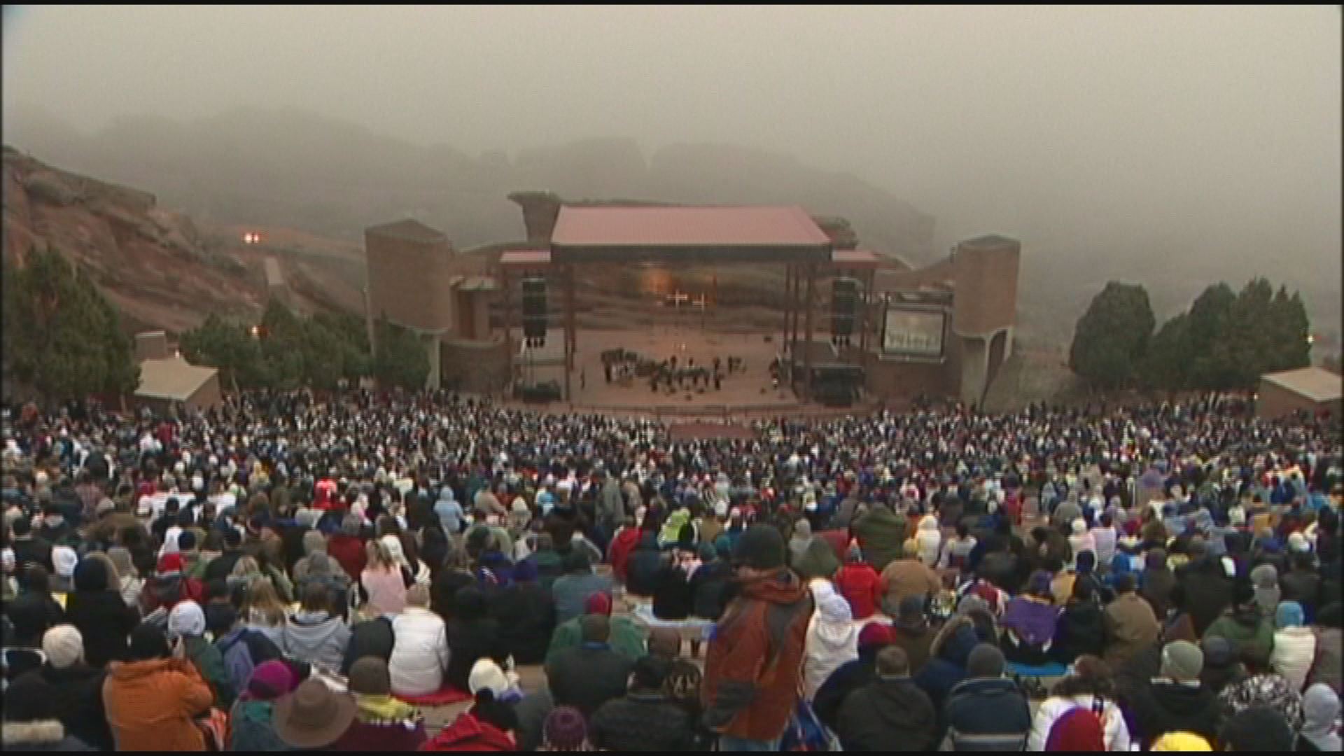Red Rocks Easter Service seen around the world