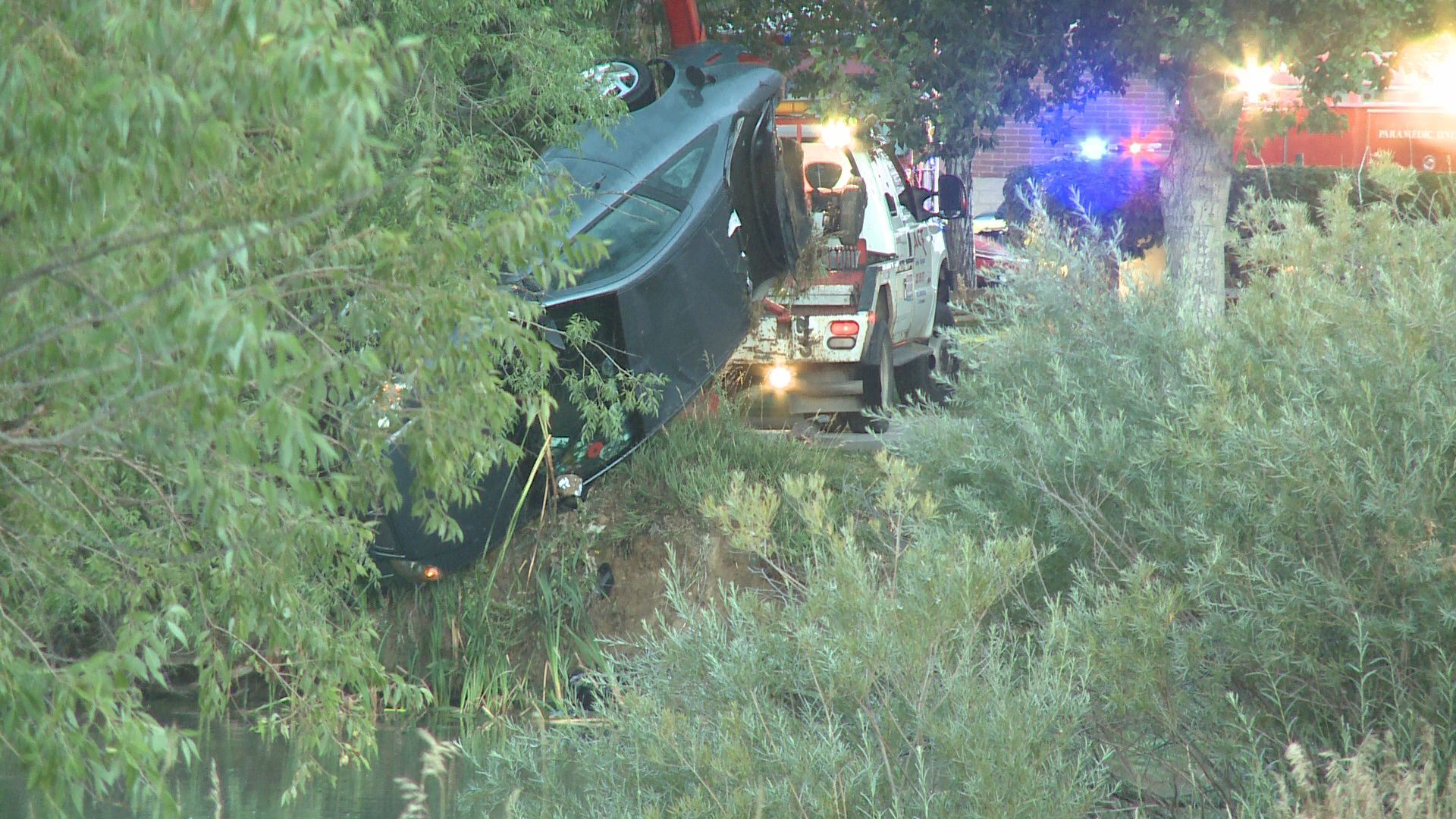 Driver dead after rolling car into reservoir | 9news.com