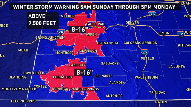 Heavy snow in the high foothills and mountains | 9news.com