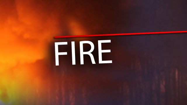 Grass fire burning in Deer Trail