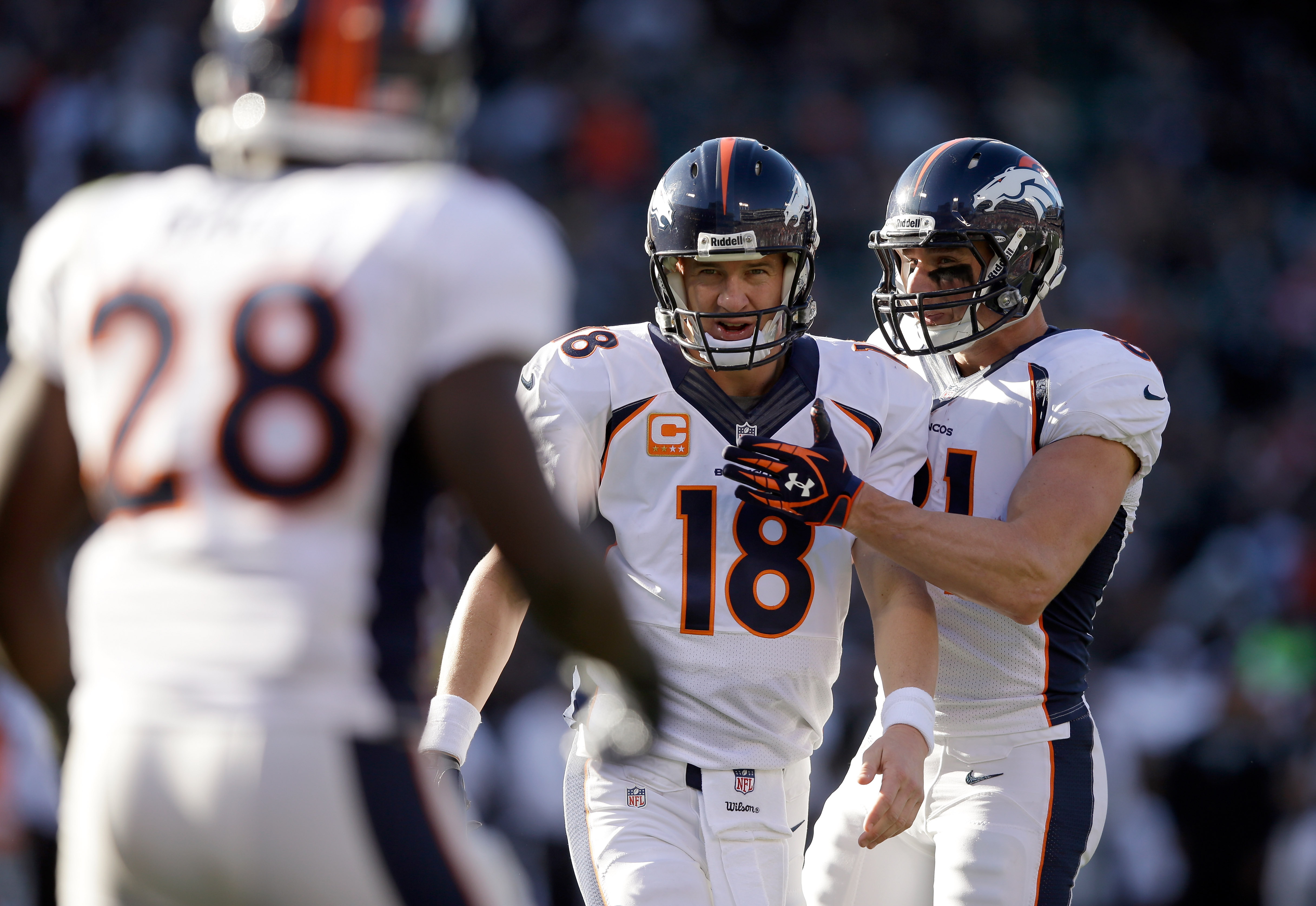 Trends of Broncos running game, Peyton Manning