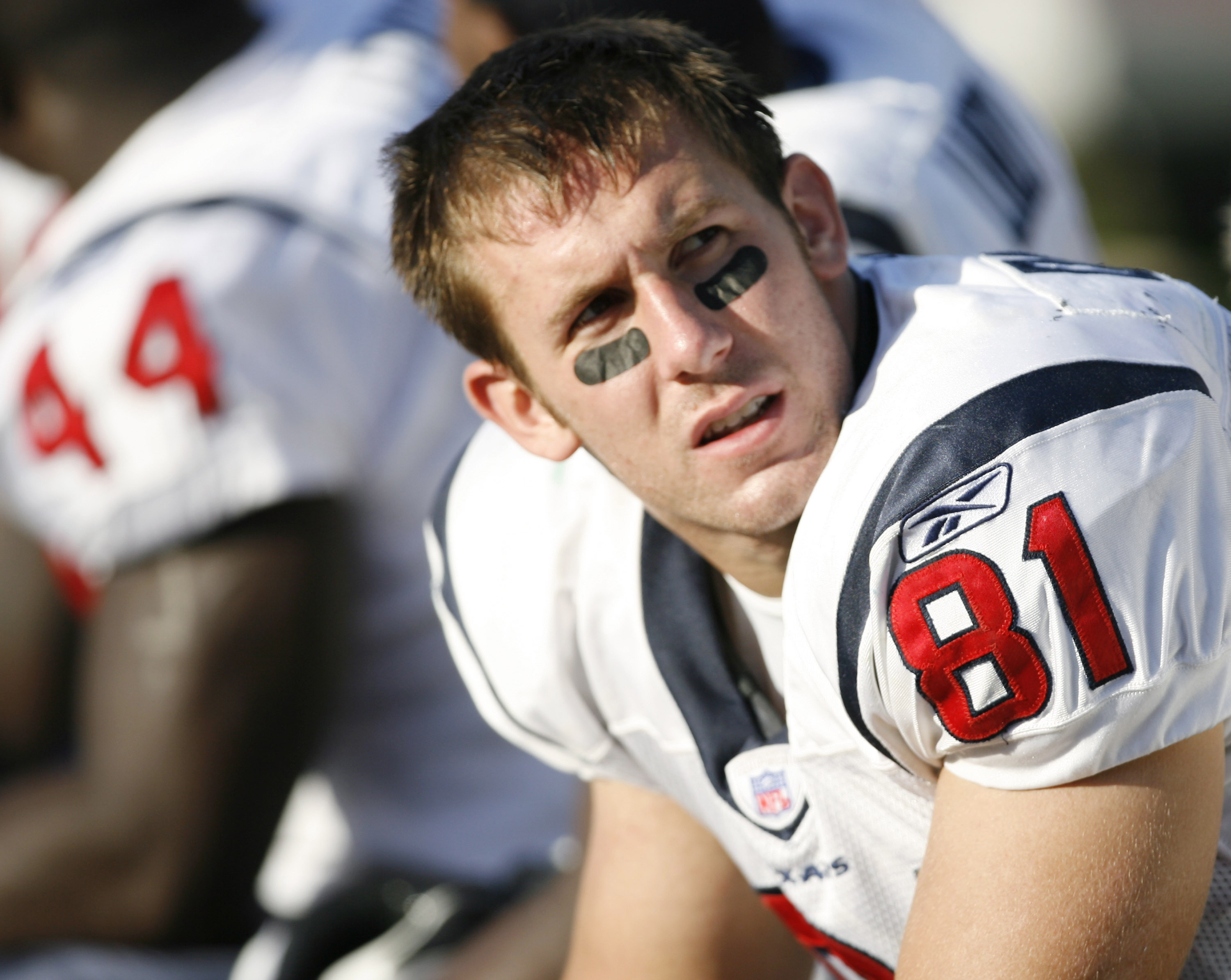 Denver Broncos tight end Owen Daniels and quarterback Peyton