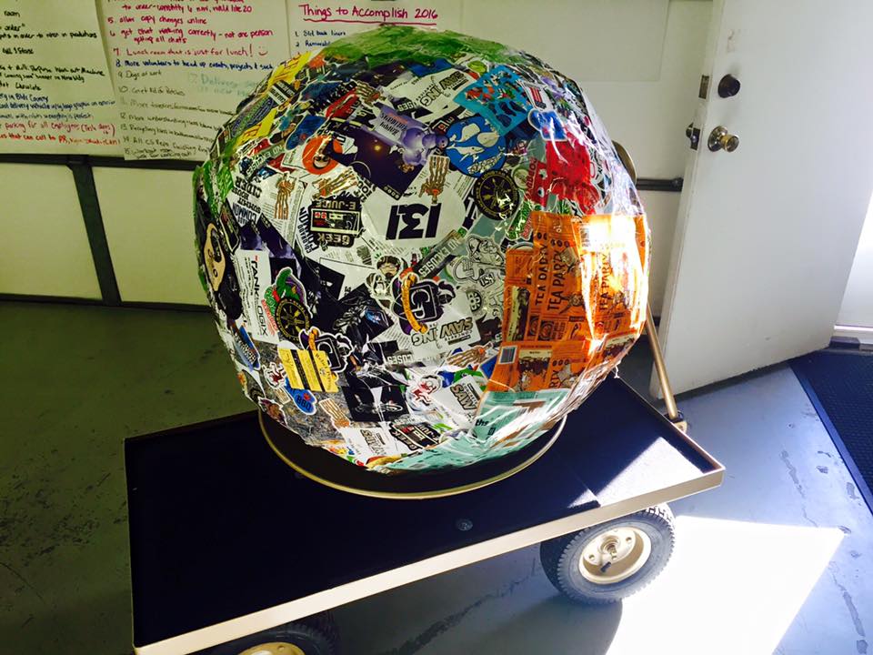 'Saul' the world's largest sticker ball to roll into Denver