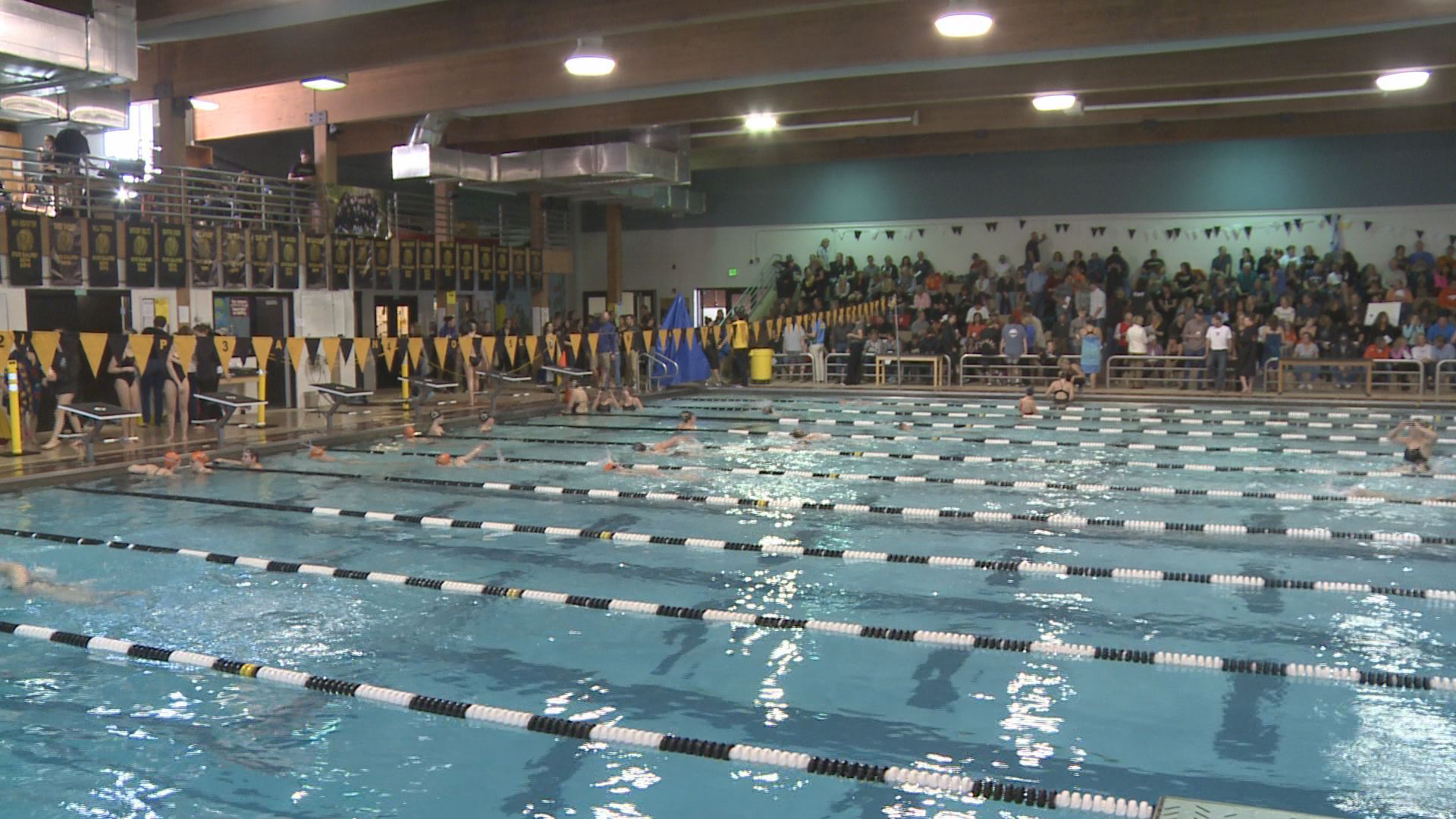 Arapahoe finishes first in the Warrior Swim Invite