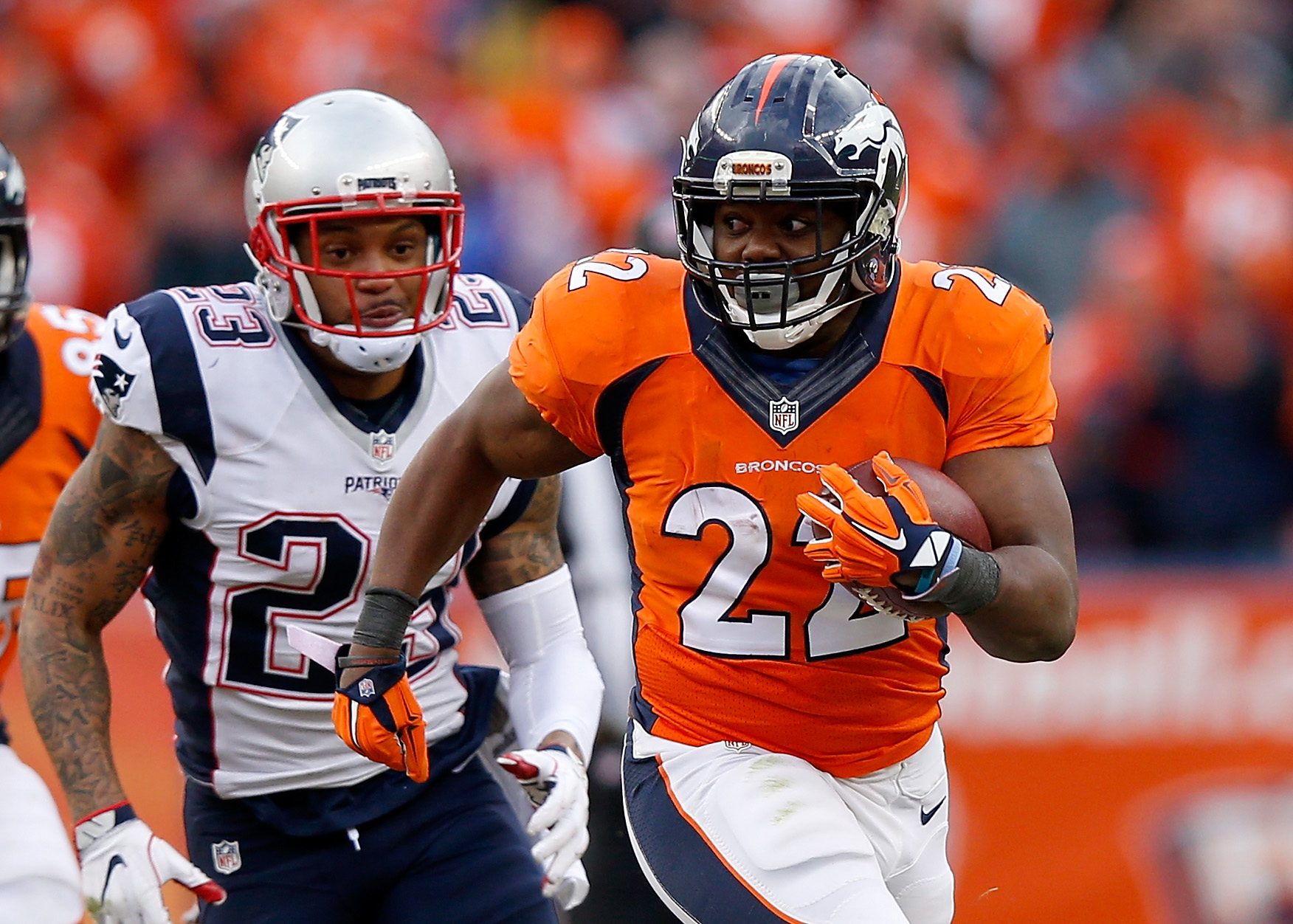 CJ Anderson thanks Tom Brady for encouragement after AFC Championship