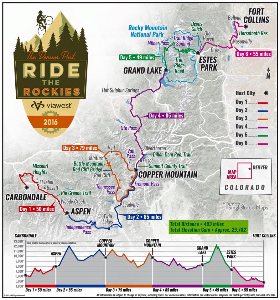2016 Ride the Rockies route announced