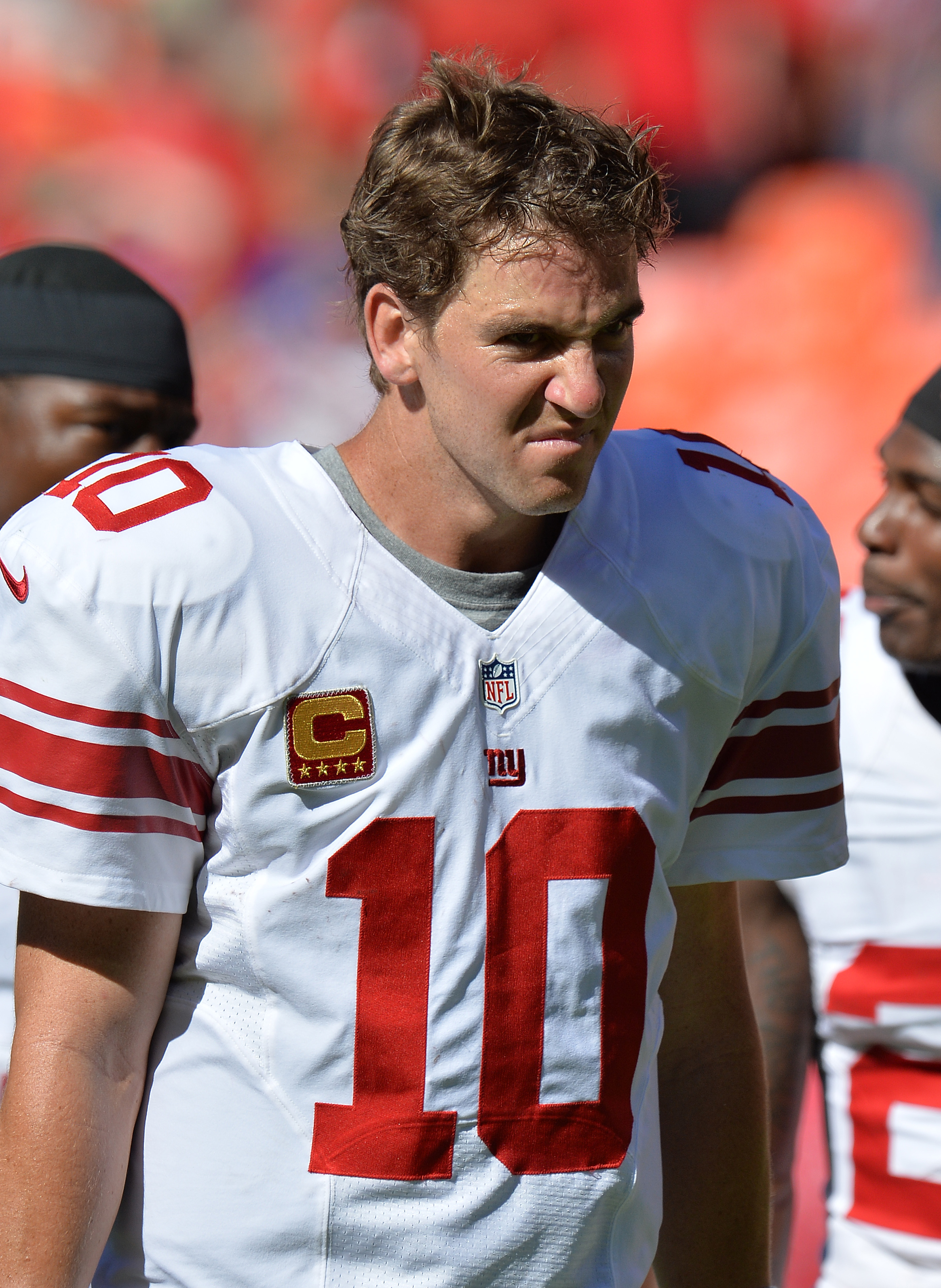 NY Giants quarterback Eli Manning on pace to set career highs in