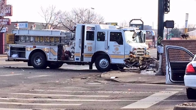 Denver Fire Truck Involved In Crash | 9news.com