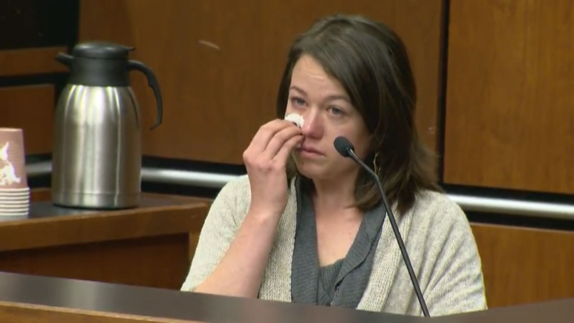 Michelle Wilkins testifies in first day of Dynel Lane trial