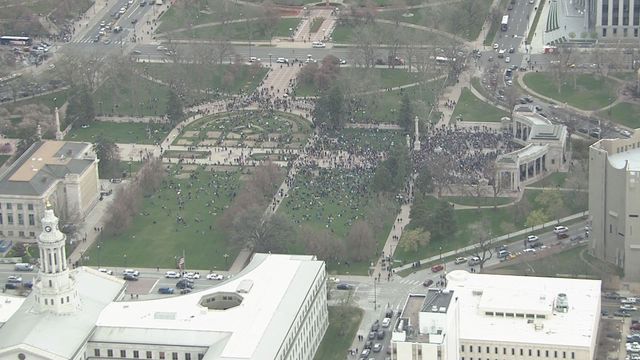 Smaller 4/20 crowd than years past