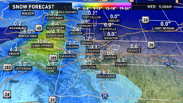 Powerful storm brings rain and snow to Colorado | 9news.com