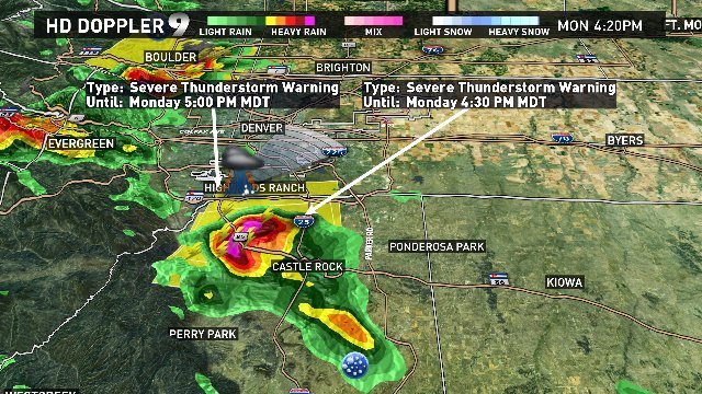 Flood advisory for Denver metro area