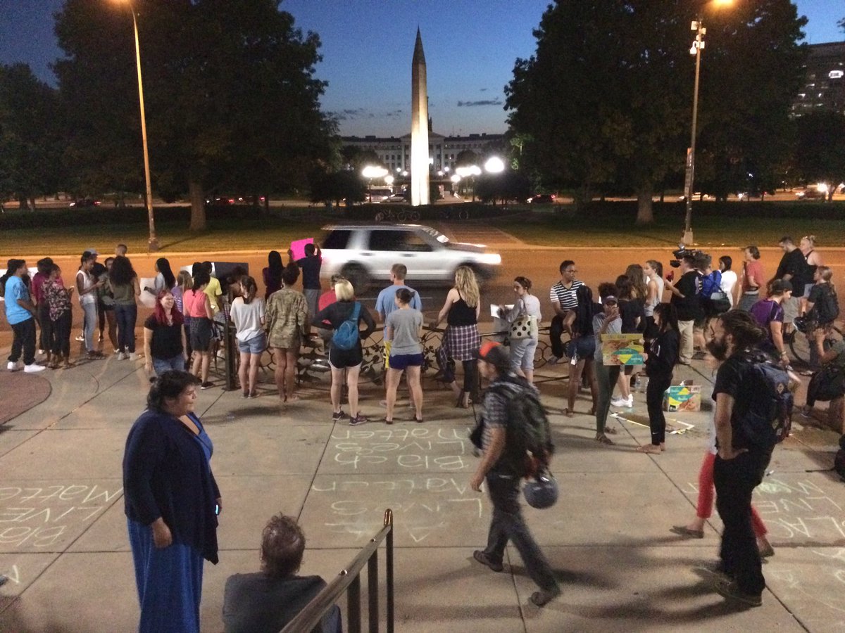Peaceful protests in downtown Denver