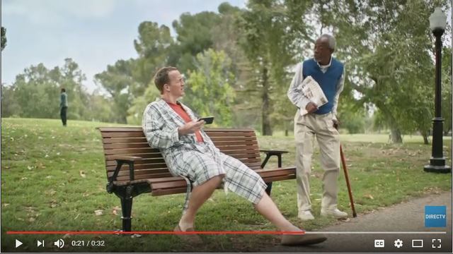 Manning sports bathrobe in new TV ads