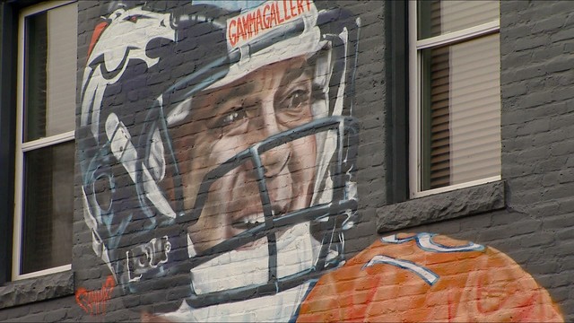 The Peyton Manning mural is gone