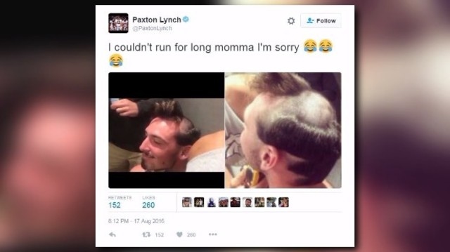 Check out Paxton Lynch's rookie haircut