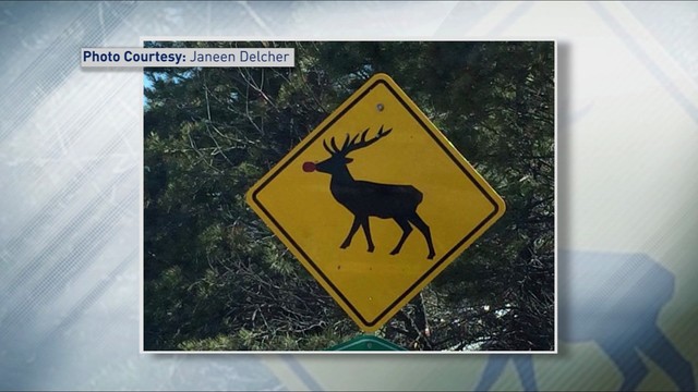 We don't endorse defacing crossing signs