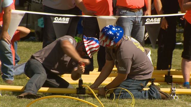 Utility workers compete at fairgrounds