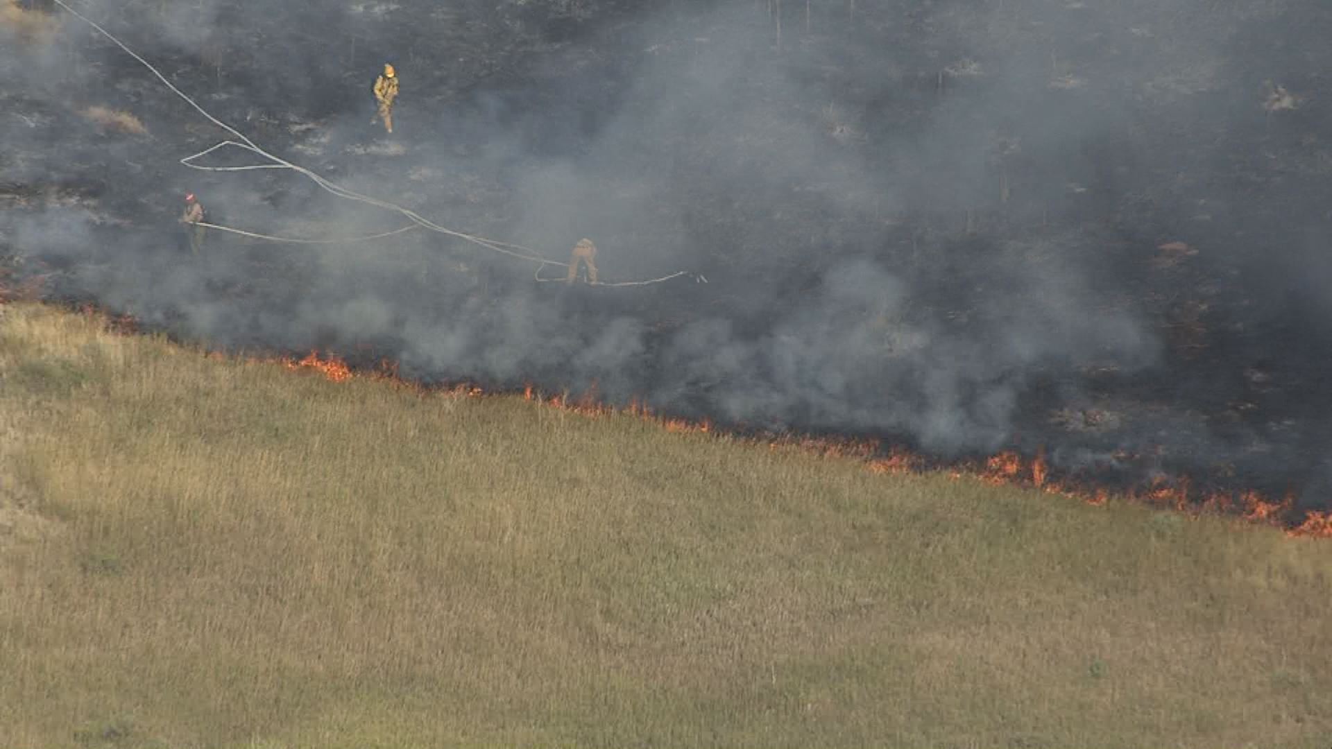 PHOTOS Grass fire near Roxborough Park