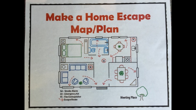 Fire depts. encourage fire-escape plans
