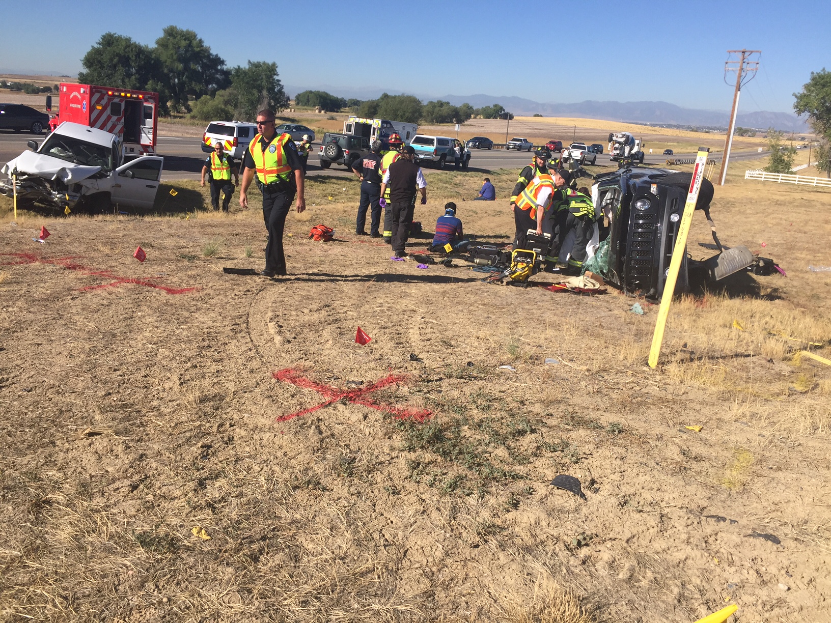 1 person dead, 4 hospitalized after rollover crash | 9news.com