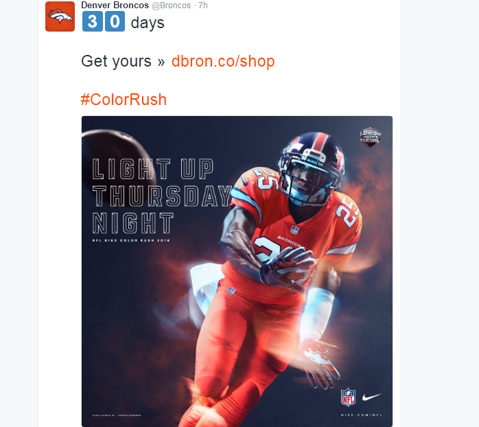 Broncos Players Psyched To Play In 'Color Rush' Uniforms - CBS