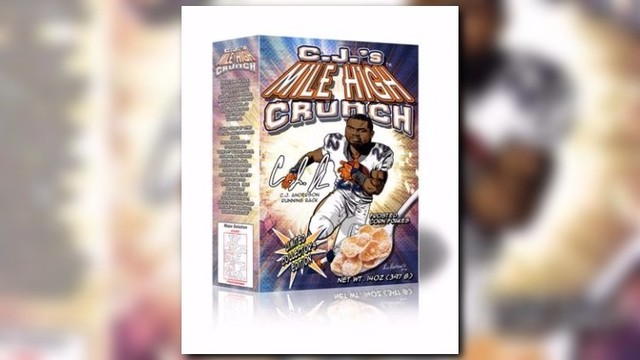 C.J. Anderson breakfast cereal