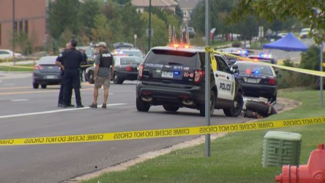 Robbery suspect shot dead by Westminster Police - 9NEWS.com