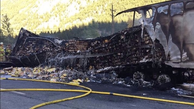 Hot brakes melt ice cream, snarl traffic