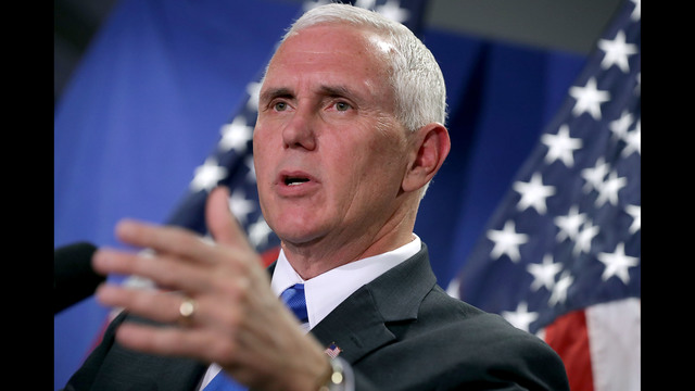 Pence discourages talk of institutional
