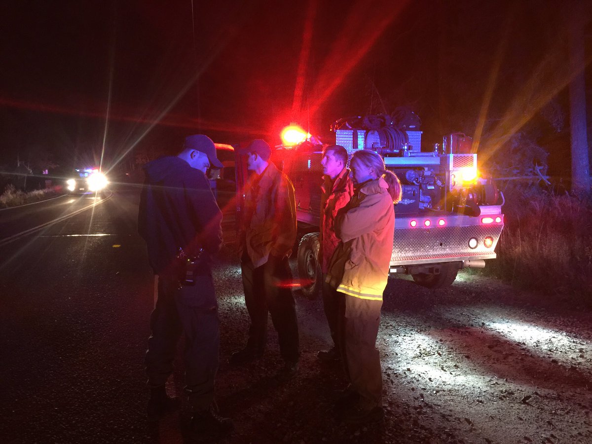 Crews respond to Evergreen fire