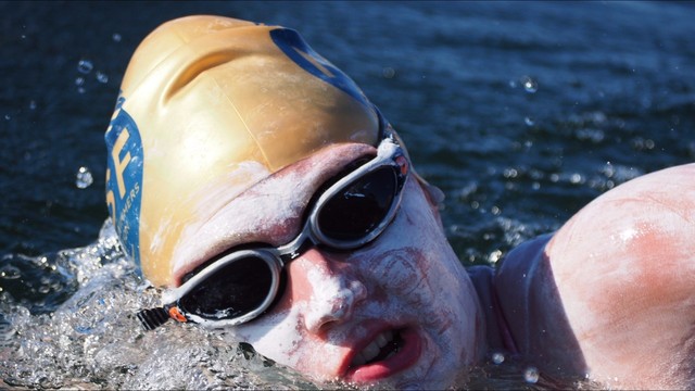 Conifer woman finishes 82 mile swim