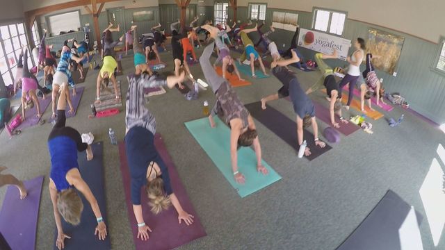Yoga calms stress of politcal season