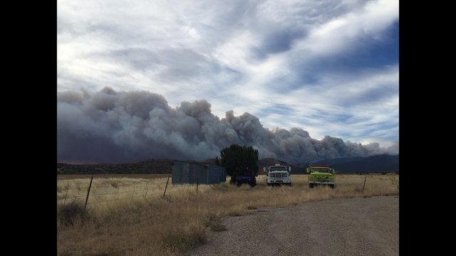 Evacuations after southern Colorado fire