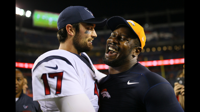 Sweet moment between Brock and Von