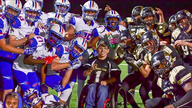 Inspirational touchdown Prairie View