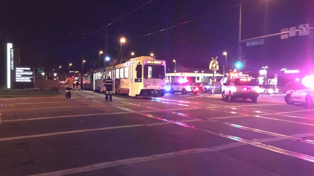 No injuries after SUV crashes into light rail | 9news.com