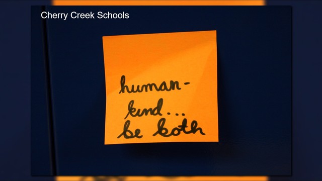 Students decorate school with kindness