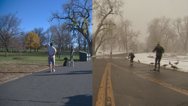 From record heat to snow