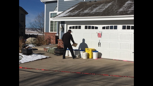 Chemicals being removed from home