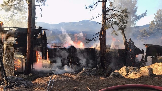 Fire destroys Bailey home