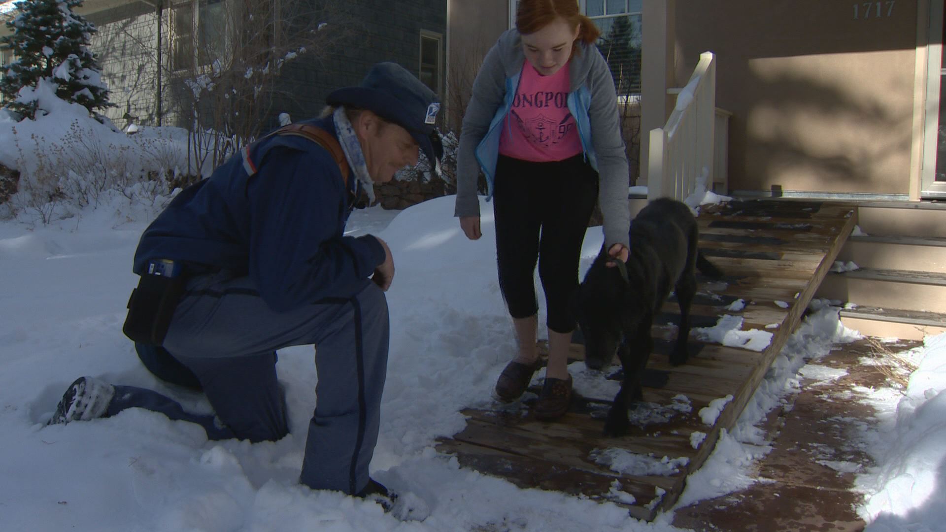 Mailman and dog form special bond