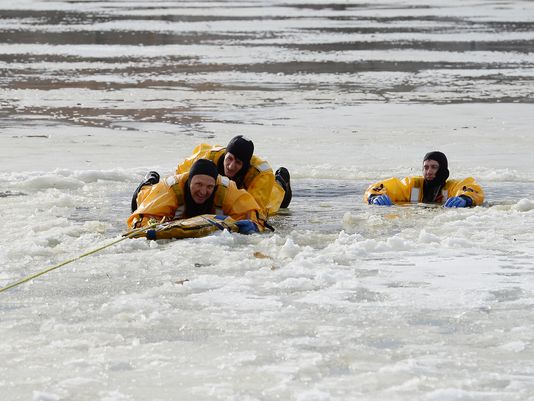 What to do if your dog falls through ice