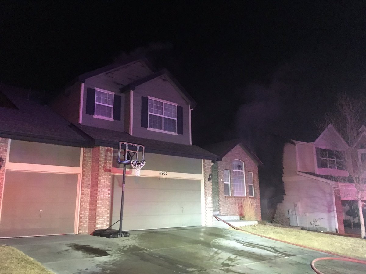 2 homes catch fire in Parker