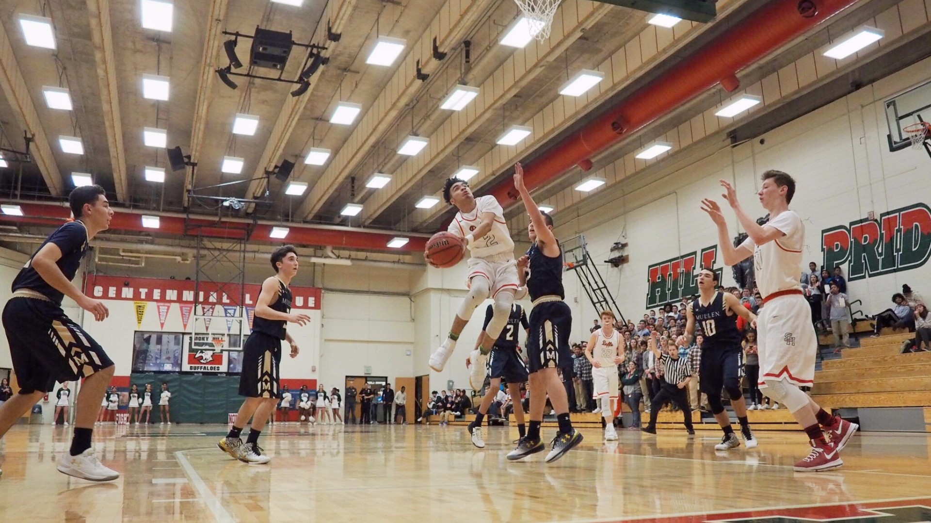 Smoky Hill jumps ahead of Mullen 71-49