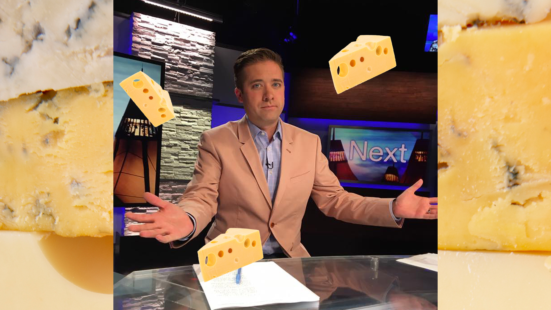 The 15 stages of admitting you don't like cheese, as Kyle Clark has so