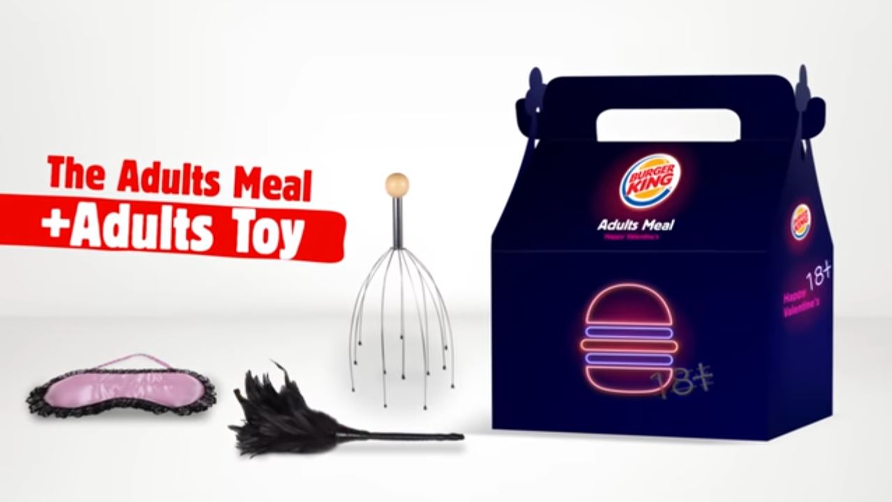 Burger King Is Giving Away Sex Toys In Adult Meals For Valentines Day In Israel