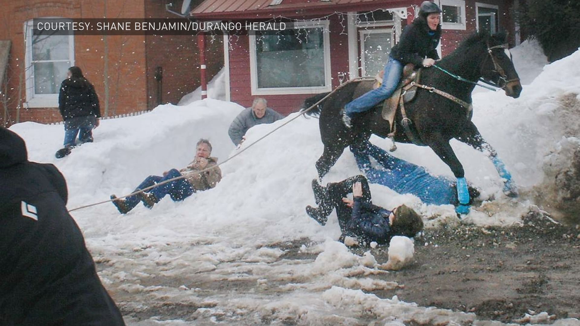 Drone blamed for spooking horse